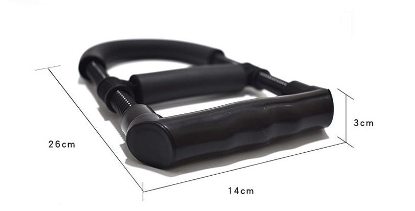 Hand Grip Arm Trainer for forearm workout with adjustable grips for strength training.